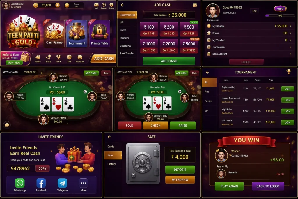 Teen Patti Gold: A Quick Guide to Game Variety